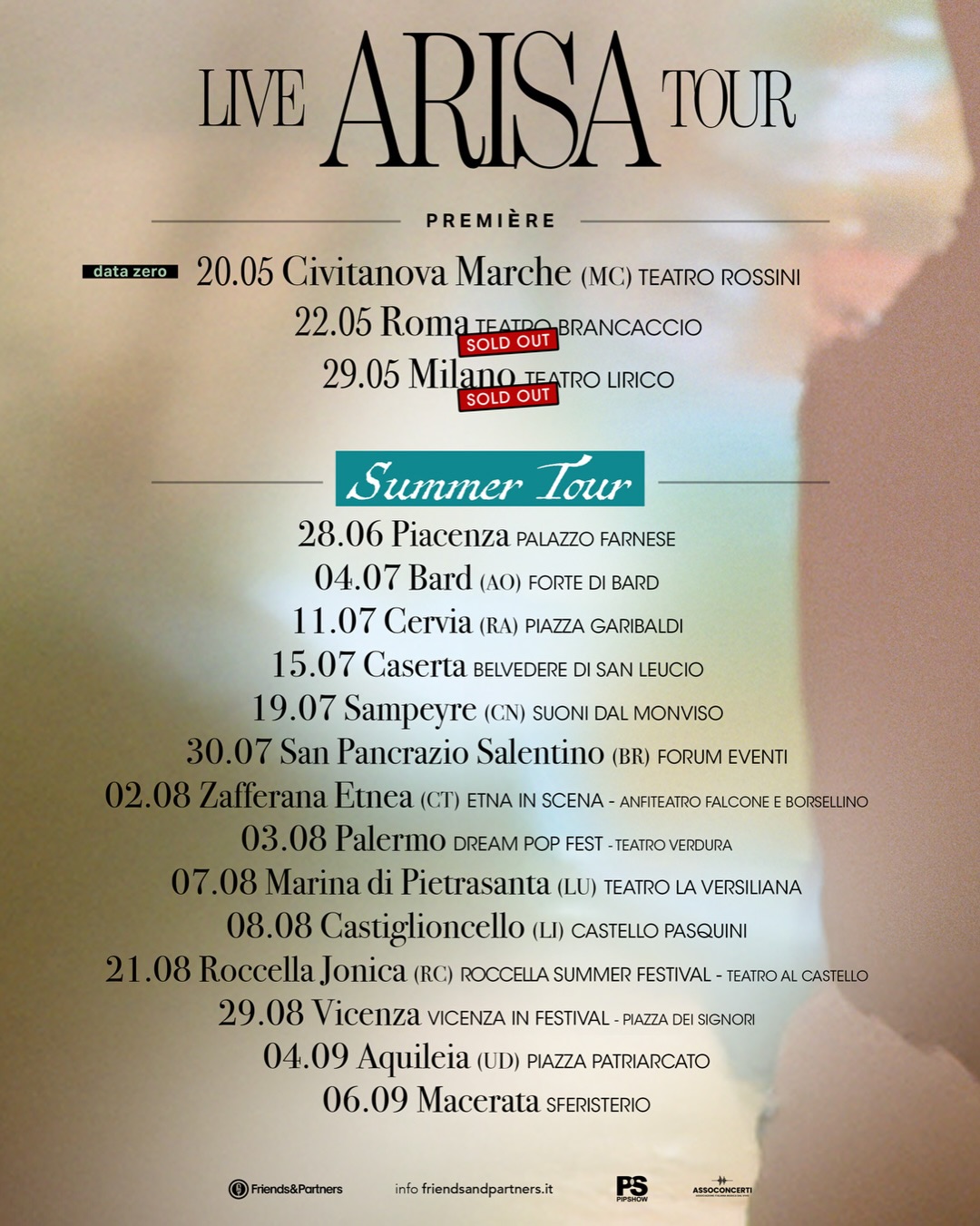 Arisa Tour Poster 2026