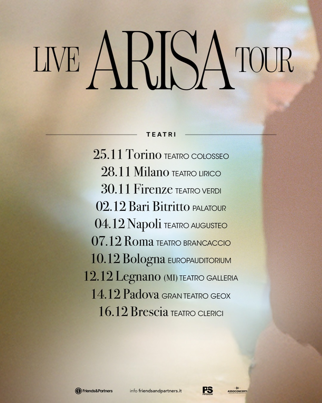 Arisa Tour Poster 2026
